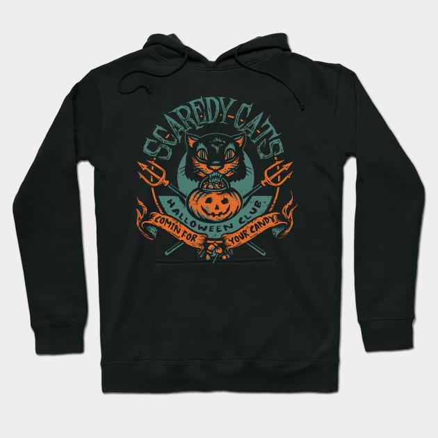 Scaredy Cats Hoodie by heartattackjack